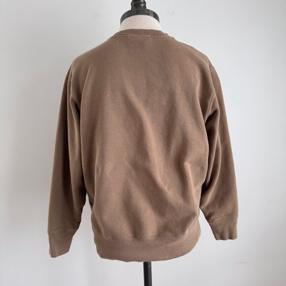 Aritzia Wilfred Free Tan Crewneck Sweatshirt Size XXS Oversized - Picture 4 of 8